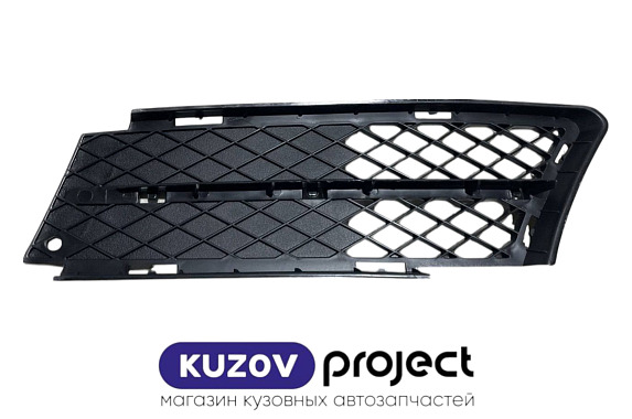 Решетка в бампер левая BMW 3Series E90 2005-2008 (Китай)